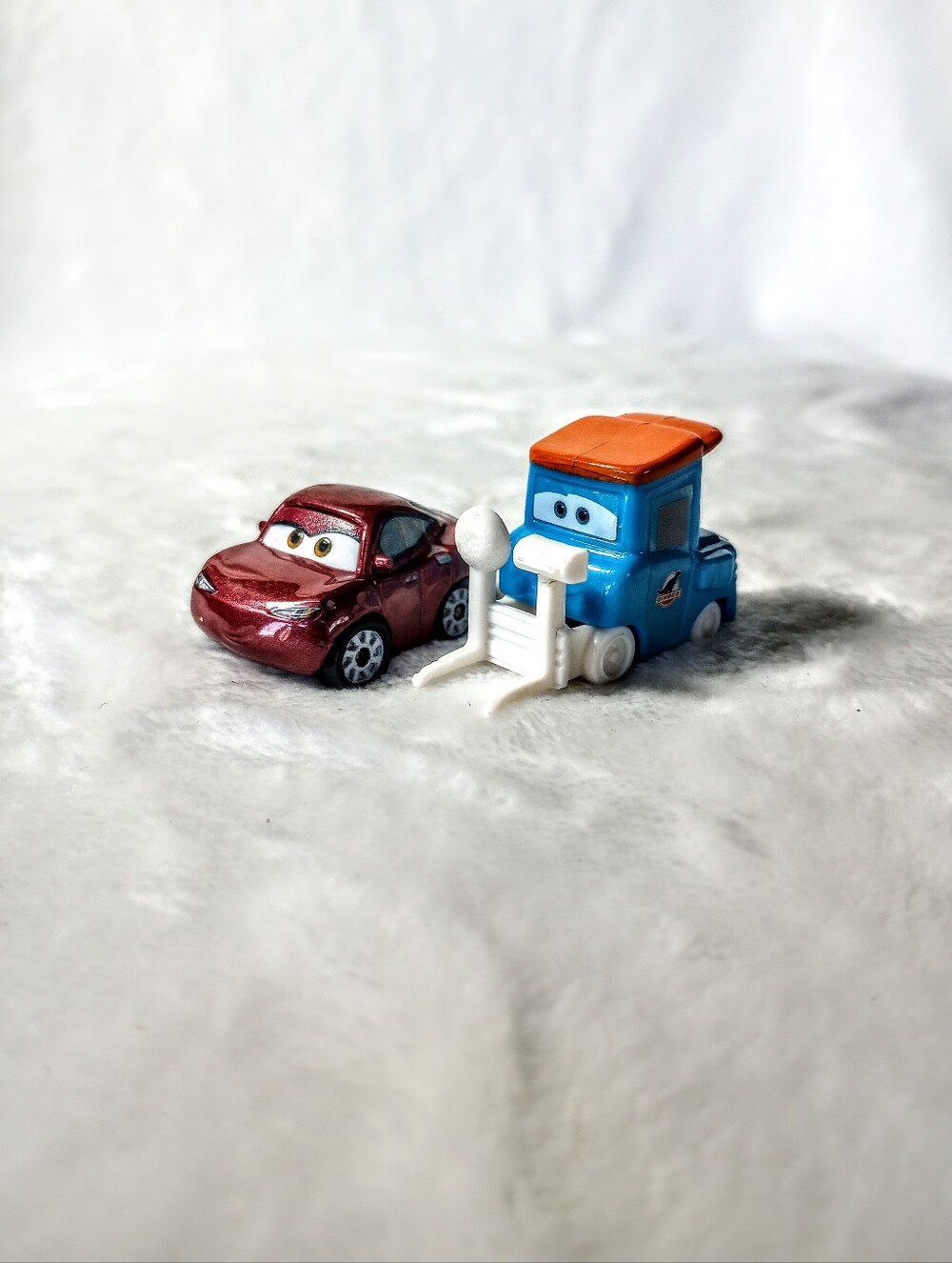 Mattel Disney Pixar Cars Diecast Lot Luke Pettlework Natalie Cartain Mini Racer